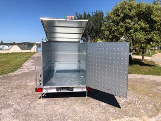 Remolque caja cerrada galvanizado