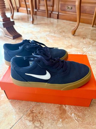 Zapatillas Nike SB Chron Azul/Marrón