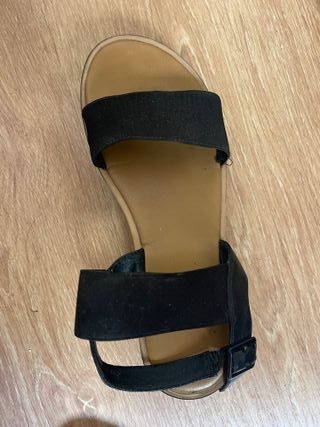 Sandalias negras plataforma