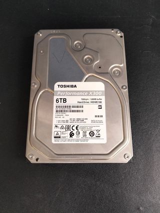 Disco Duro Toshiba X300 6TB 7200RPM SATA III 128MB