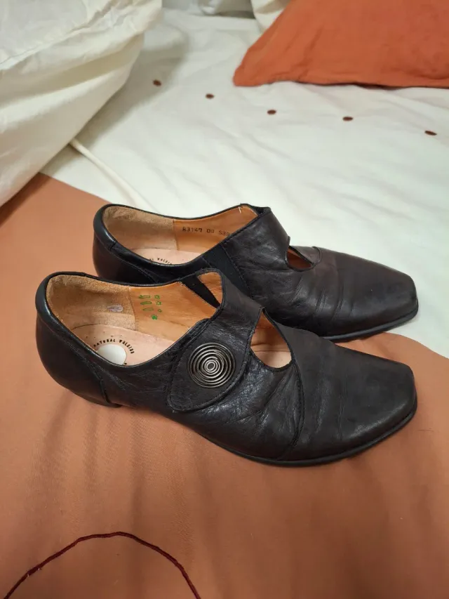 Zapatos piel vintage mujer Talla 39