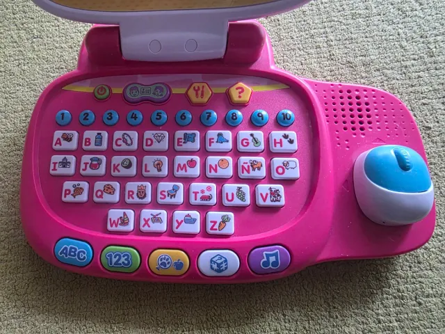 Piccolo computer rosa Vtech con mouse