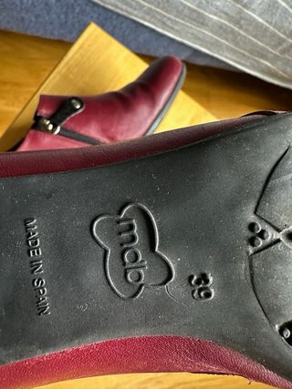 Botines mujer morados talla 39