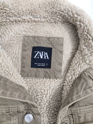 Chaqueta verde hombre talla M marca Zara