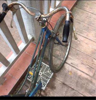 Bicicleta Vintage Azul restaurada