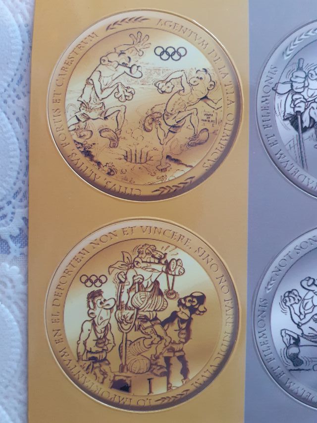 Collezione di 6 magneti Mortadelo Filemon Olympics