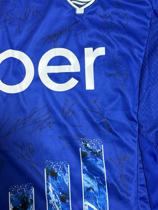 Maglia Como 24/25 autografata squadra