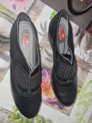 Zapatos Fluchos Mujer Talla 41 Negros Nuevos