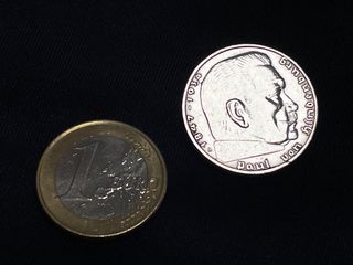 Moneda 2 Reichsmark Plata 1938 III Reich