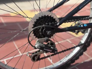 Bicicleta juvenil negra