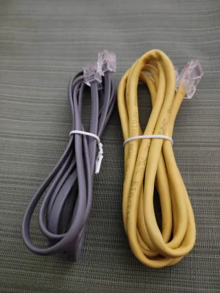 2 Cavi Ethernet Rete Cat 5e