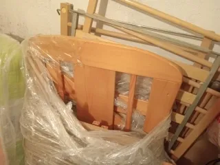 Mini cuna y cuna  con colchón