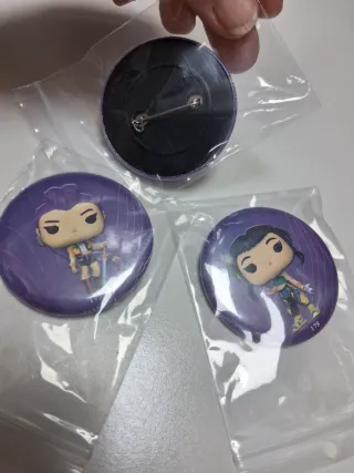 Pack 3 Chapas Guerreras KPOP