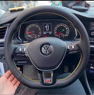 Funda Volante Vw Golf Passat Tiguan costura roja