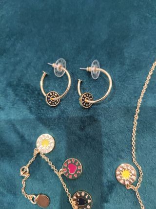 Conjunto Bimba y Lola: Collar, Pulsera y Pendiente