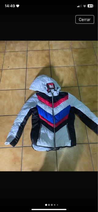 Anorak invierno nieve multicolor