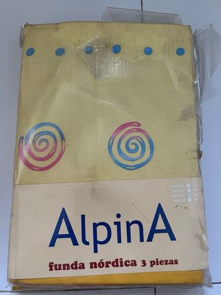 Juego funda nórdica 3  piezas cama 135 cm.