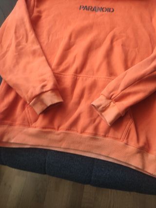 Sudadera con capucha naranja XXL unisex