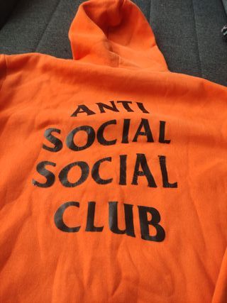 Sudadera con capucha naranja XXL unisex