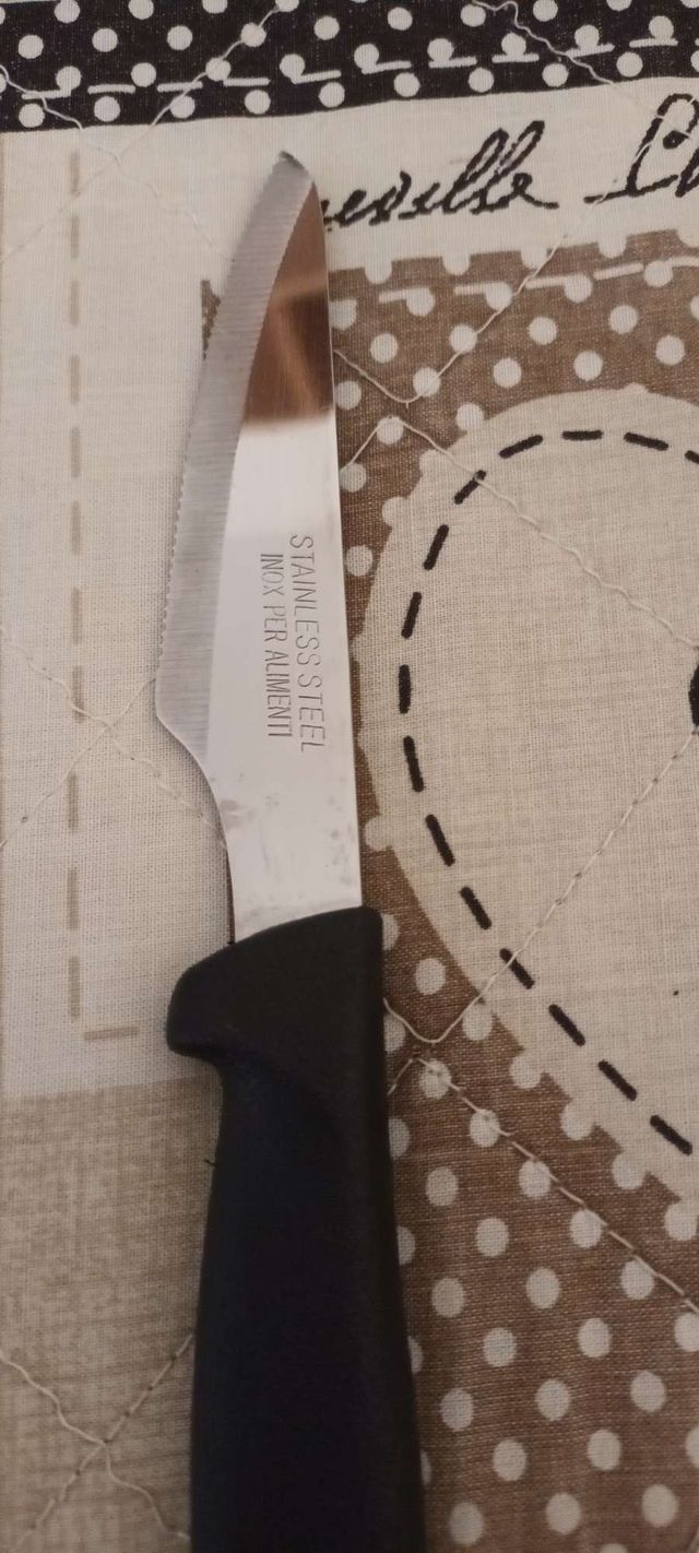 Set 4 Coltelli Acciaio Inox nuovi