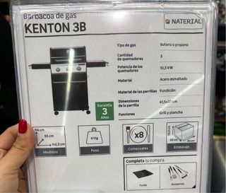 Barbacoa de gas Kenton 3B