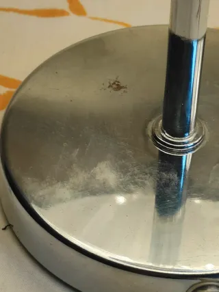 Coppia Abatjour Bianchi/Argento