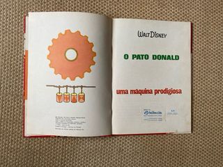O Pato Donald  Uma máquina prodigiosa -1ª Edição -