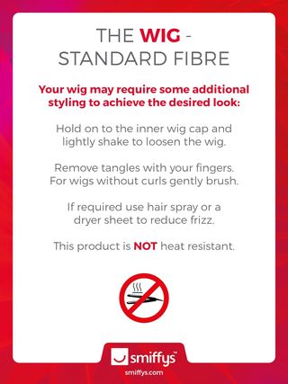 ✨ - Smiffys Peluca de roquero duro, rubia, larga d