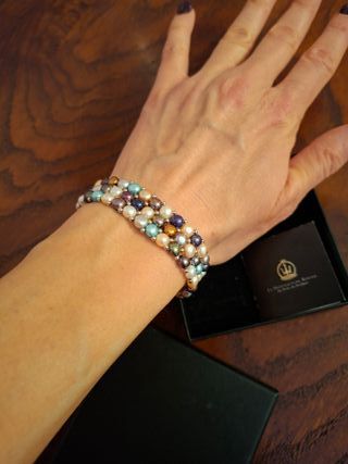 Bracciale La Manufacture Royale Perle Vere 3 fili