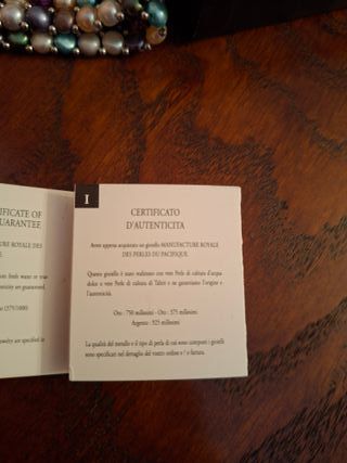 Bracciale La Manufacture Royale Perle Vere 3 fili