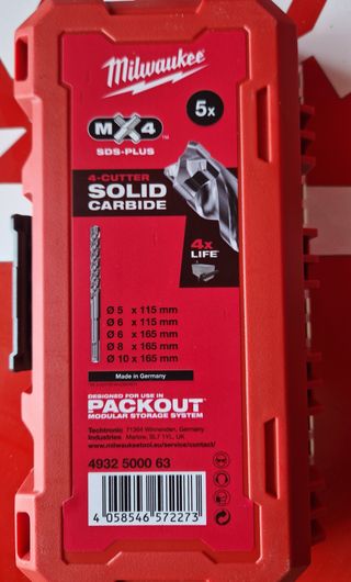 Juego de brocas SDS-Plus MX4 Milwaukee