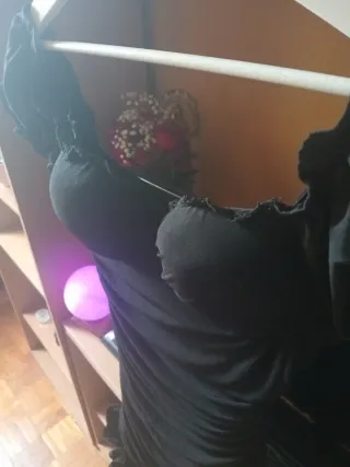 Vestido mini fiesta negro