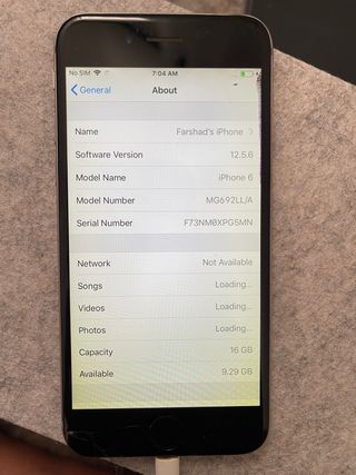 iPhone 6 16GB Argento