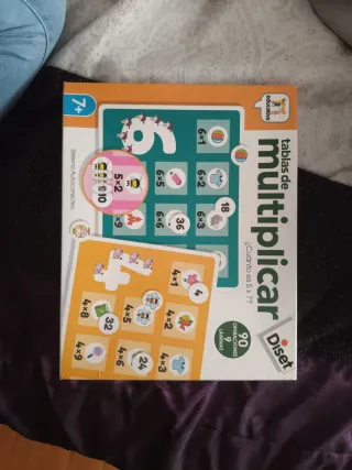 Tablas de Multiplicar Educativas Diset 7+