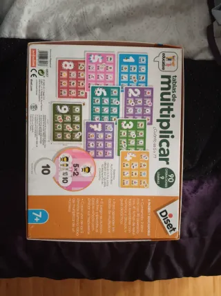 Tablas de Multiplicar Educativas Diset 7+