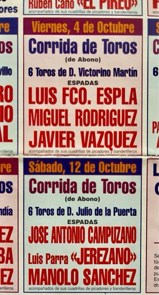 CARTEL DE LA FERIA DE OTOÑO 1996.