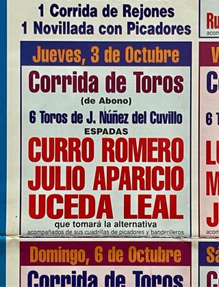 CARTEL DE LA FERIA DE OTOÑO 1996.