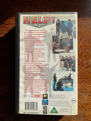 VHS The Beatles Help! - Edición 30 Aniversario