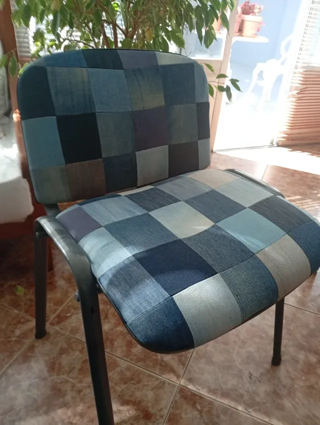 Silla de oficina patchwork