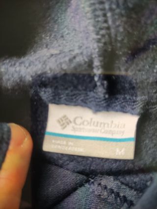 Sudadera Columbia Talla M Azul unisax