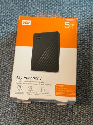 Disco Duro Externo WD 5TB My Passport
