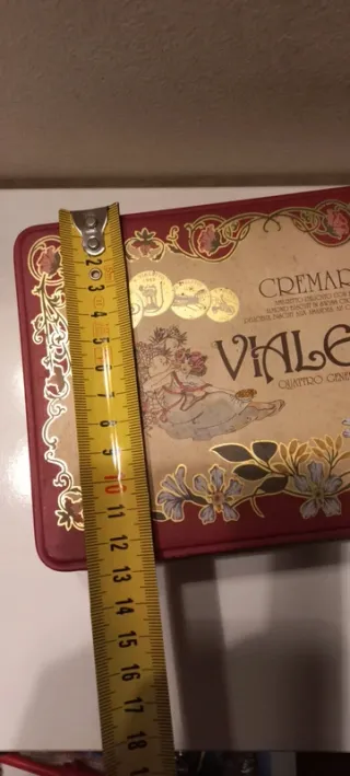 Scatola di latta promozionale dolci Vialetto