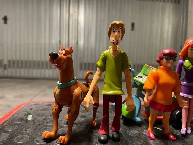 6 Action Figures Scooby Doo come da foto
