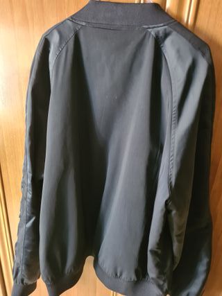 Chaqueta Bomber Zara Negra Talla L