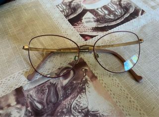 Montatura occhiali Look oro/rosa Made in Italy