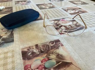 Montatura occhiali Look oro/rosa Made in Italy