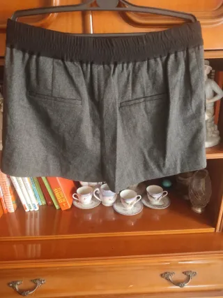 Shorts Zara Mujer Talla L Gris