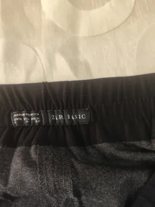 Shorts Zara Mujer Talla L Gris