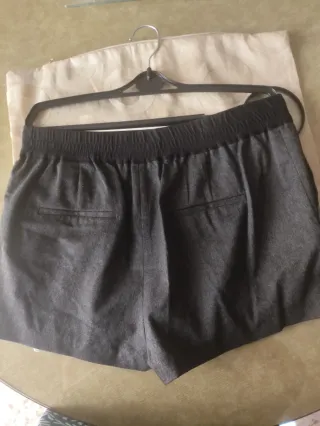 Shorts Zara Mujer Talla L Gris