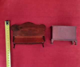 Divano e Cassettone Vittoriano Legno